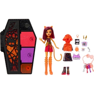 Mattel® Anziehpuppe Monster High, Skulltimate Secrets: Neon Frights Toralei Stripe bunt