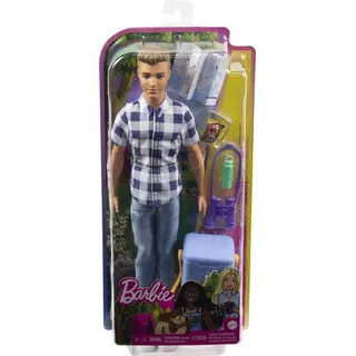 Barbie - Barbie Abenteuer zu zweit Ken Camping-Puppe und Zubehör