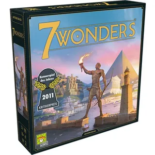 Asmodee Spiel Asmodee 7 Wonders - Grundspiel - neues Design