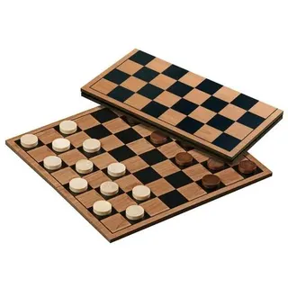 3144 - Dame, Set, Brettspiel aus Holz, 1-2 Spieler, ab 8 Jahre