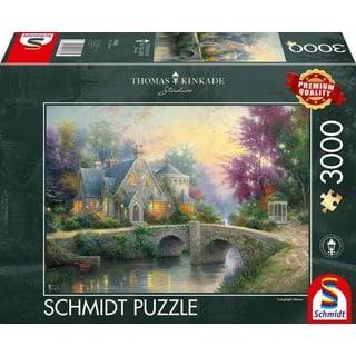 Puzzle Thomas Kinkade: Abendstimmung 3000 Teile