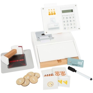 - Wooden Toy Cash Register with Scanner 15dlg.