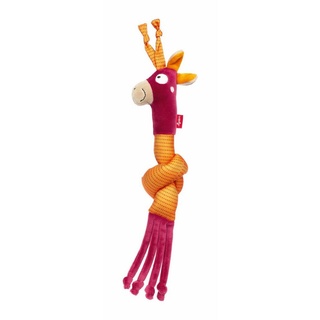 Sigikid Greifling Greifling Aktiv-Knoten-Greifling PlayQ (1-tlg) lila Giraffe | 8 cm x 18 cm x 8 cm