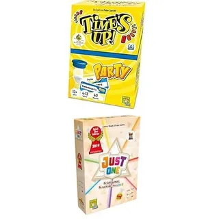 Party Bundle, Time's Up! Party, Ratespiel, 4-12 Spieler, Ab 12+ Jahren, 40+ Minuten + Just One, Grundspiel, Spiel des Jahres 2019, 3-7 Spieler, Ab 8+ Jahren, 20+ Minuten, Deutsch