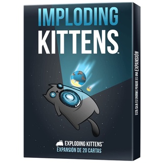 Exploding Kittens Imploding Kittens | Erweiterung | Kartenspiel für Katzenliebhaber und Explosionen | Ab 7 Jahren | 2 bis 6 Spieler | 15 Minuten pro Spiel | Spanisch