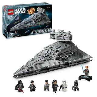 LEGO Star Wars Imperialer Sternzerstörer, Sternenschiff, Bauspielzeug, Spielset mit Darth Vader und Cal Kestis, Geburtstagsgeschenk für Jungen, Mädchen und Fans 75394