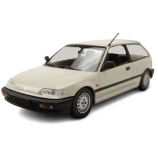 Maxichamps Modellauto Honda Civic 1990 weiß, Maßstab 1:43 weiß