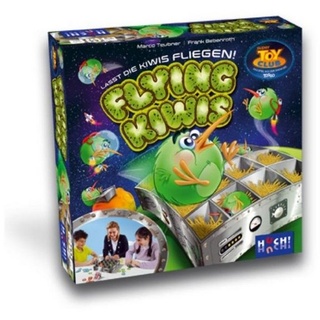 Huch! Spiel, Familienspiel 880963 - Flying Kiwis, Brettspiel, für 2-4 Spieler, ab 5 Jahren, Geschicklichkeitsspiele bunt