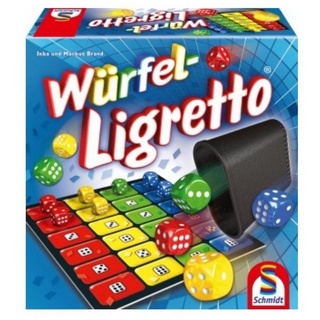Schmidt Spiele Spiel, Familienspiel SSP49611 - Würfel-Ligretto - Würfelspiel, 2-4 Spieler,...