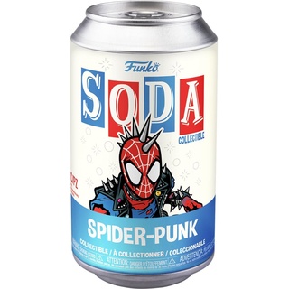 Funko Vinyl SODA: Spider-Man: Spider-Punk - 1/6 Quote Für Seltene Chase-Variante - Spiderman Into The Spiderverse 2 - Vinyl-Sammelfigur - Geschenkidee - Offizielle Handelswaren - Movies Fans