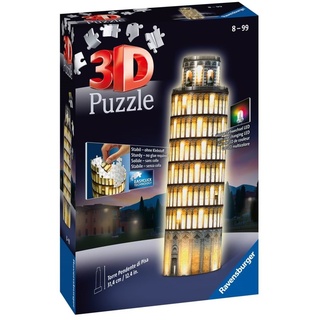 3D Puzzle - Tower of Pisa Night Edition 3D Puzzle