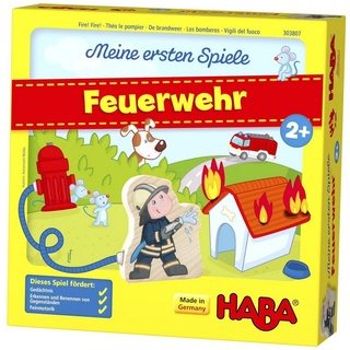 Haba Spiel, Lernspiel Meine ersten Spiele – Feuerwehr, Made in Germany