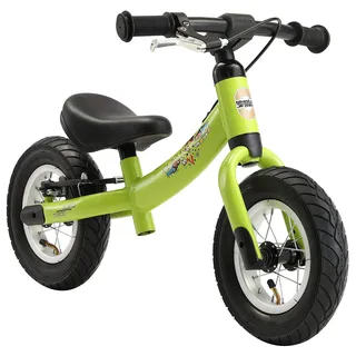 BIKESTAR Kinder Laufrad Lauflernrad Kinderrad für Jungen und Mädchen ab 2-3 Jahre | 10 Zoll Sport Kinderlaufrad | Grün | Risikofrei Testen