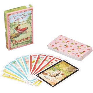 Erdbeerinchen Erdbeerfee. Kartenspiel: Spielkarten für "Quartett" und "Schwarzer Peter"