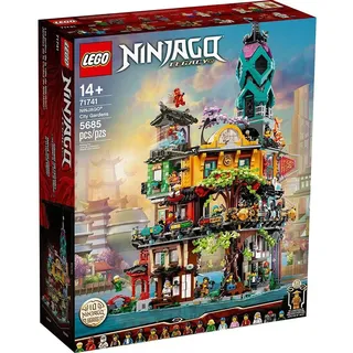 LEGO NINJAGO NINJAGO City Gardens 71741 Building Kit; Ninja House Playset Featuring 19 Minifigures, New 2021 (5,685 Pieces)