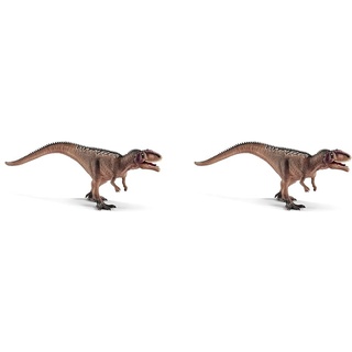 SCHLEICH 15017 Jungtier Giganotosaurus, für Kinder ab 5 Jahren, Dinosaurs - Spielfigur (Packung mit 2)