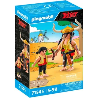 Playmobil® Konstruktions-Spielset Costa y Bravo und Pepe (71545), Asterix, (8 St), Made in Europe bunt
