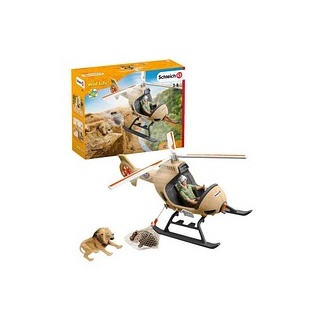 Schleich® Wild Life 42476 Helikopter Tierrettung Spielfiguren-Set