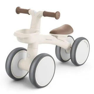 kikka boo ZIPI Fahrradohne Pedale, Von 1 bis 3 Jahren Ride-on, Baby-Fahrrad, Laufrad, Baby-Fahrrad mit Korb, einstellbar, Kinderspielzeug, Baby-Geschenk, Beige