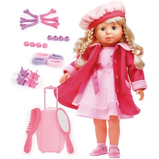 Babypuppe BAYER "Charlene" Puppen rosa Kinder Altersempfehlung Puppen spricht und singt