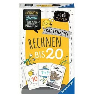Ravensburger Kartenspiel 80349 Rechnen bis 20, ab 6 Jahre, 1-5 Spieler