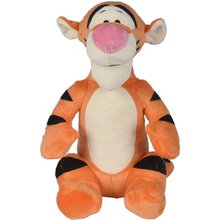 Simba 6315872701 - Disney Winnie the Puuh, Tigger, 25cm Plüschtier, Pooh Bär, ab den ersten Lebensmonaten, Orange