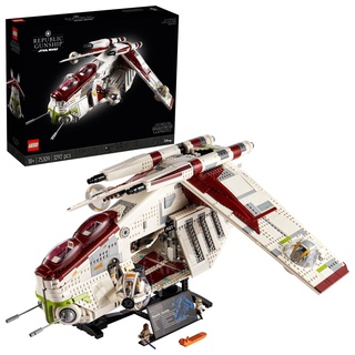 LEGO 75309 Star Wars Republic Gunship, Modell für Erwachsene aus der Ultimate Collector Series mit Minifiguren
