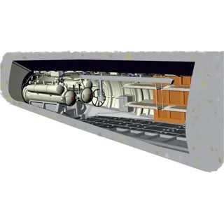 CMK U-Boot IX Rear Torpedo Section&Crew bunk