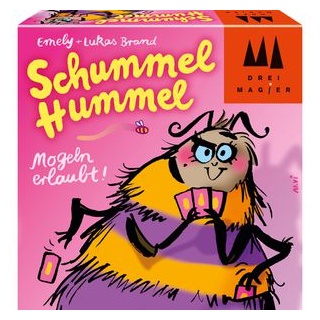 Drei-Magier Kartenspiel 40881, Schummel Hummel, ab 7 Jahre, 3-5 Spieler
