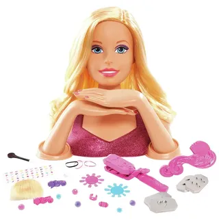 Barbie BAR17000 Giochi Preziosi Frisierkopf, Mehrfarbig