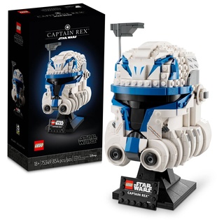 LEGO Star Wars Captain Rex Helm Set 75349, The Clone Wars Sammlerstück für Erwachsene, 2023 Serie Modell Kollektion, Memorabilia Geschenkidee