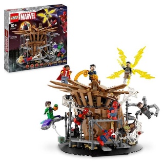 LEGO Marvel 76261 Spider-Mans großer Showdown mit 3 Peter Parker Figuren