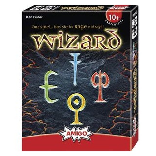 Amigo Kartenspiel 6900, Wizard, ab 10 Jahre, 3-6 Spieler