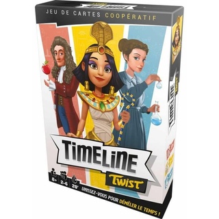 Asmodee - Timeline Twist – Gesellschaftsspiele – kooperatives Kartenspiel – ab 8 Jahren – 2 bis 6 Spieler – 20 Minuten