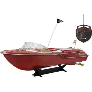 JAMARA Ferngesteuertes Boot Venezia Holzoptik 40 Mhz - Braun