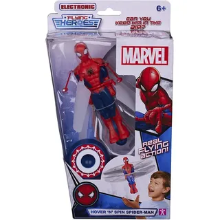 BANDAI Flying Heroes CO08132 Fliegendes Spielzeug mit Sound Marvel Spiderman, Mehrfarbig