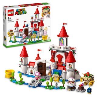 LEGO Super Mario Pilz-Palast – Erweiterungsset, Spielzeug zum kombinieren mit Starterset, Zeitblock mit Bowser, Ludwig, Toadette und Gumba Figur 71408