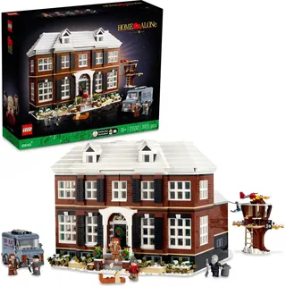 LEGO Ideas Home Alone, Haus der McCallisters, Set für Erwachsene, großes Sammelset, mit 5 Minifiguren aus Kevin Allein zu Haus 21330 - Schwarz