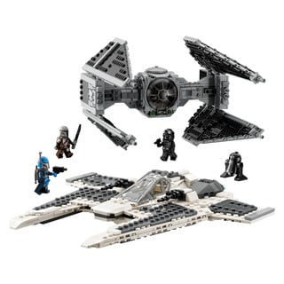 LEGO® Spielbausteine LEGO 75348 Star Wars Mandalorianischer Fang Fighter vs. TIE, (Set, 957 St., Unterhaltung) bunt