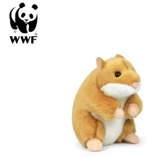 WWF Plüschtier Hamster (sitzend, 12cm) lebensecht Kuscheltier Stofftier