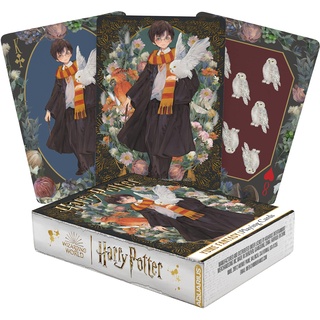 AQUARIUS Harry Potter Spielkarten – Harry Potter Themed Deck of Cards for Your Favorite Card Games - Officially Licensed Harry Potter Merchandise & Collectibles, Brown, White, Orange, 2.5 x 3.5
