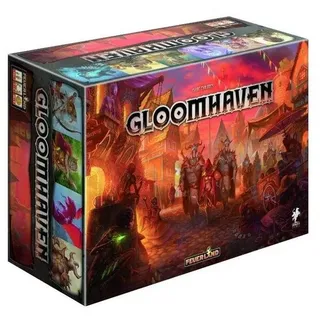 Feuerland Spiel FEU63548 - Gloomhaven, 1-4 Spieler, ab 14 Jahre (DE-Ausgabe), Familienspiel, Strategiespiel bunt