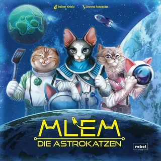 MLEM: Die Astrokatzen, Brettspiel, für 2-5 Spieler, ab 8 Jahren (DE-Ausgabe)