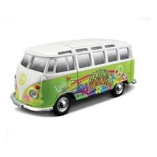 VW T1 Flower Power Bus Druckguss Modell Auto