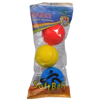 SIMBA Spielzeug-Gartenset »Simba Outdoor Spielzeug Ballspiel 3 Softbälle blau, gelb, rot 107354316«