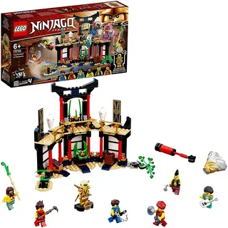 LEGO 71735 NINJAGO Turnier der Elemente Tempel Bauset mit Kampfarena und sammelbarer Figur des Goldenen Ninja Lloyd, 6-99 Jahre