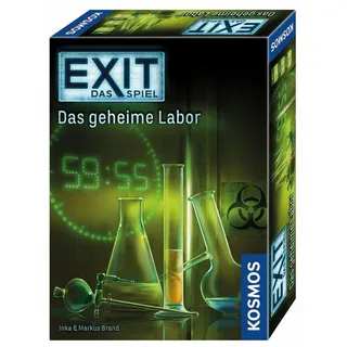 Kosmos Spiel EXIT, Das Spiel, Das geheime Labor, Rätselspiel, Made in Germany bunt