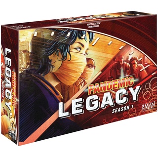 Z-Man Games, Pandemic Legacy Season 1 Red Edition, Board Game, Ages 13+, for 2 to 4 Players, 60 Minutes Playing Time