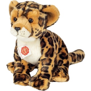 Teddy Hermann® Kuscheltier Leopard sitzend 27 cm beige|braun