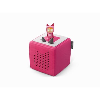 Starterset pink Toniebox - Kinder Hörspielbox mit 7 Std Akkulaufzeit & Kopfhöreranschluss